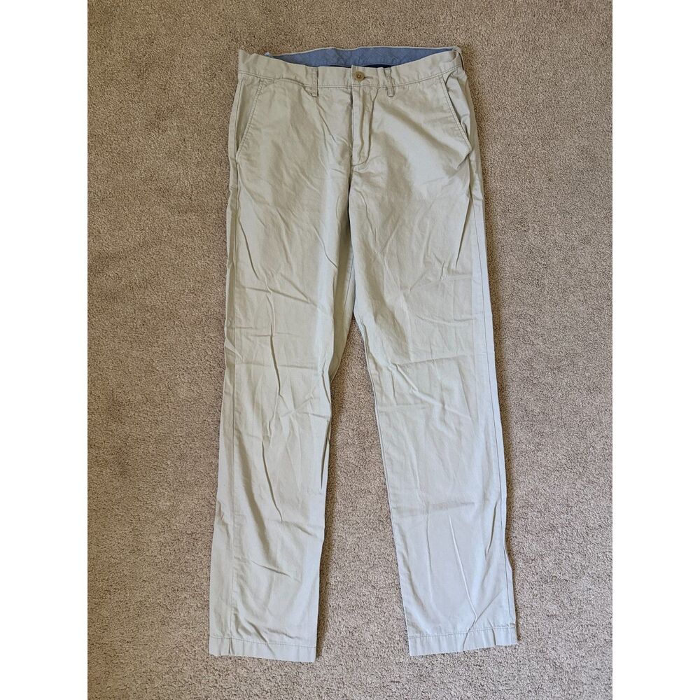 J.Crew Lightweight Men’s Khaki Chino Pants W32 L34 Beige Straight Leg